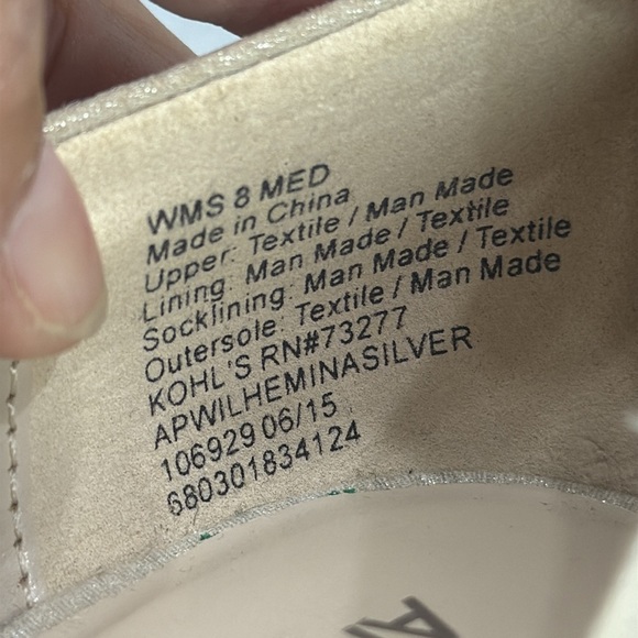 (O) Apt. 9, Women's Rhinestone Satin High Heels, Size 8 M - Picture 8 of 9